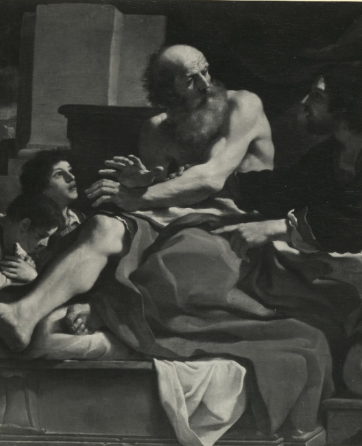 Jacob Belssing the Sons of Joseph (detail)